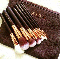 Zoeva Zipper Pouch Makeup Brushes Set (Pack of 12)