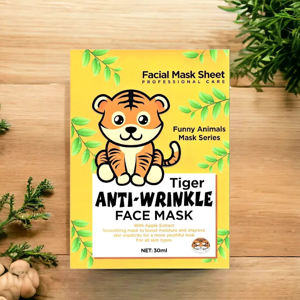 Haokali Tiger Anti Wrinkle Face Mask (Pack of 10)