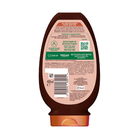 Garnier Ultimate Blends Coconut Oil & Cocoa Butter Smoothing Conditioner 400 ml