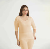Belleza Lingerie Thermal Sleeve Shirt - Skin