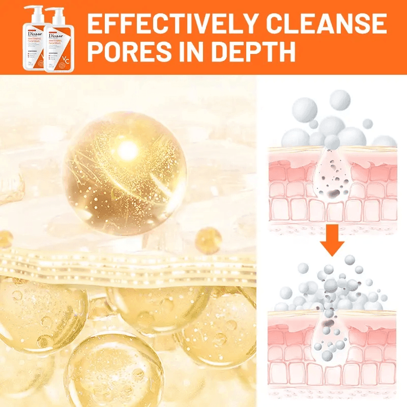 Disaar Whitening Deep Cleaning Facial Wash 200g
