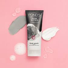 Ponds Pure Detox With Charcoal Face Wash 50g