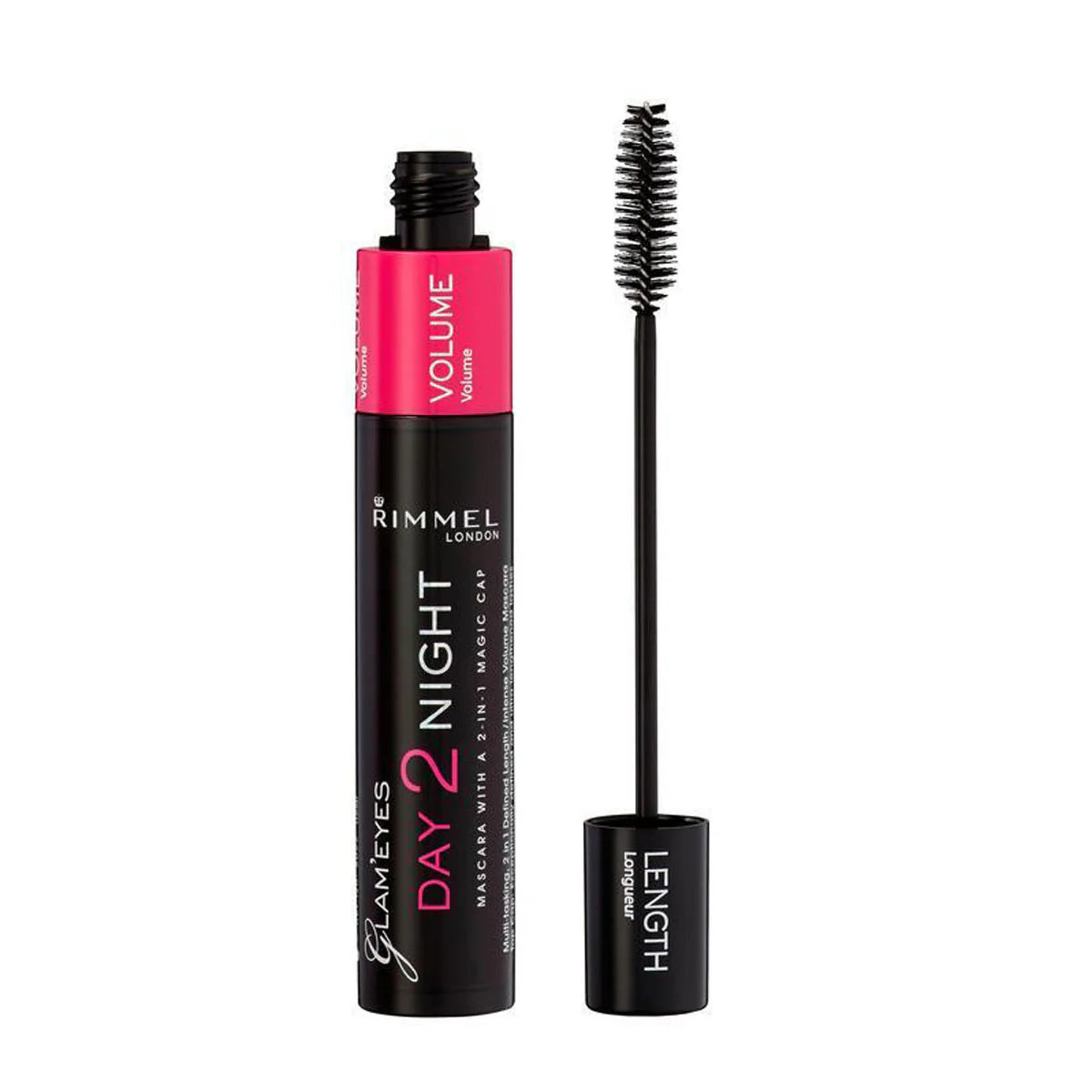 RIMMEL YES DAY 2 NIGHT MASCARA - 01 BLACK