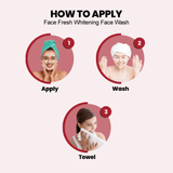 FACE FRESH WHITENING FACE WASH