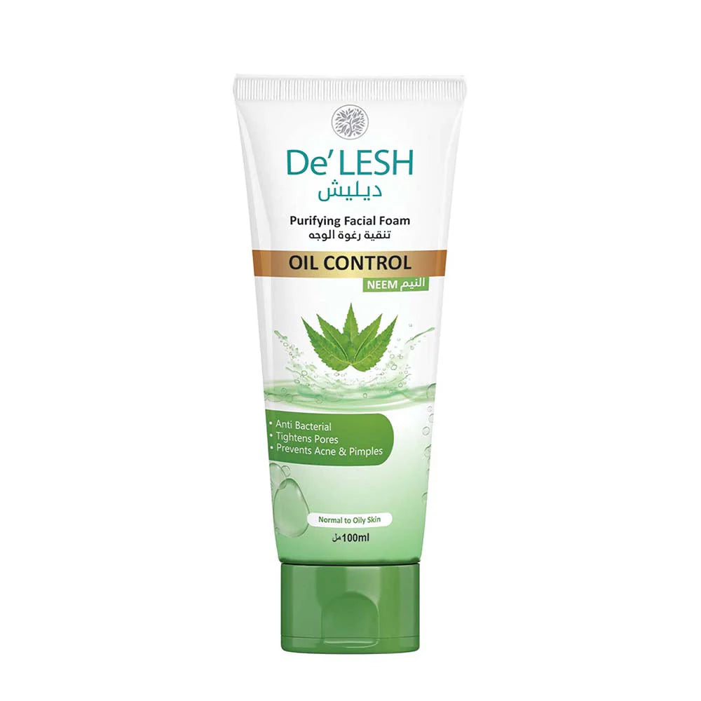 Delesh Purifying Neem Oil Control Face Wash 100ml