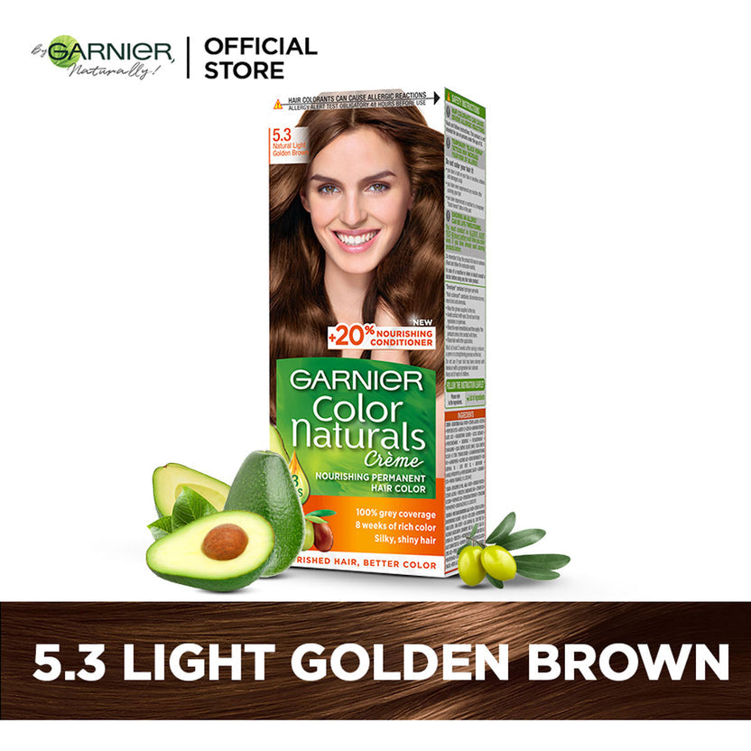 Garnier Color Naturals Hair Color -  5.3 Light Golden Brown