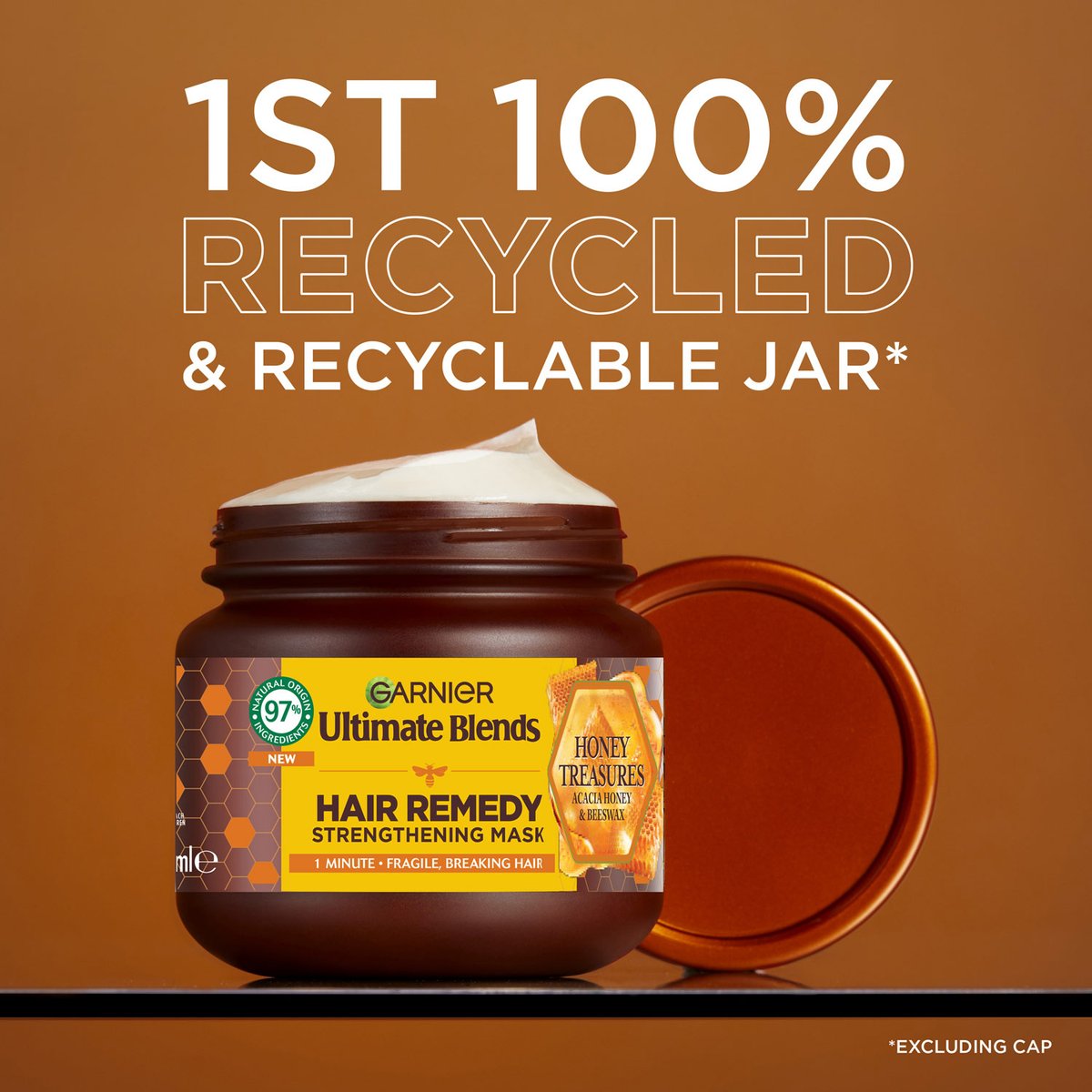 Garnier Ultimate Blends Honey Treasures Remedy Hair Mask 340 ml