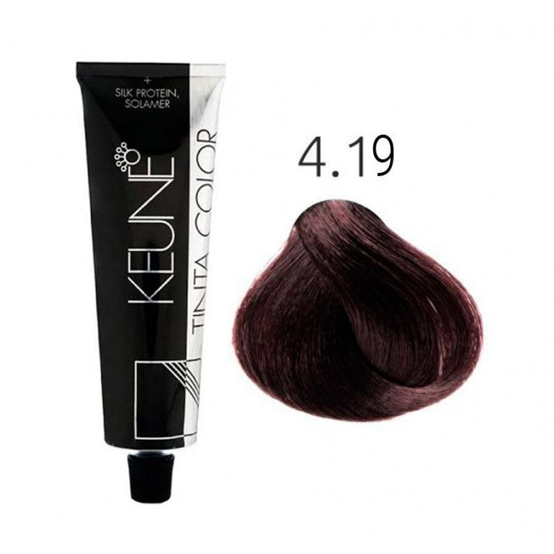 Keune Tinta Hair Color -  4.19 Medium Matt Brown
