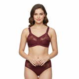 Belleza Lingerie Dourine League Bra - Maroon
