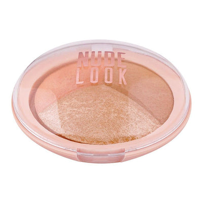 Golden Rose Nude Look Baked Trio Face Powder