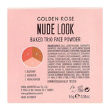 Golden Rose Nude Look Baked Trio Face Powder