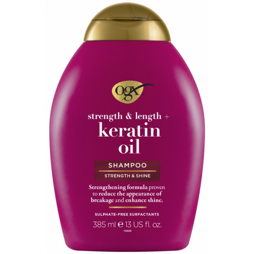 OGX 385ML STRENGTH & LENGTH + KERATIN OIL SHAMPOO