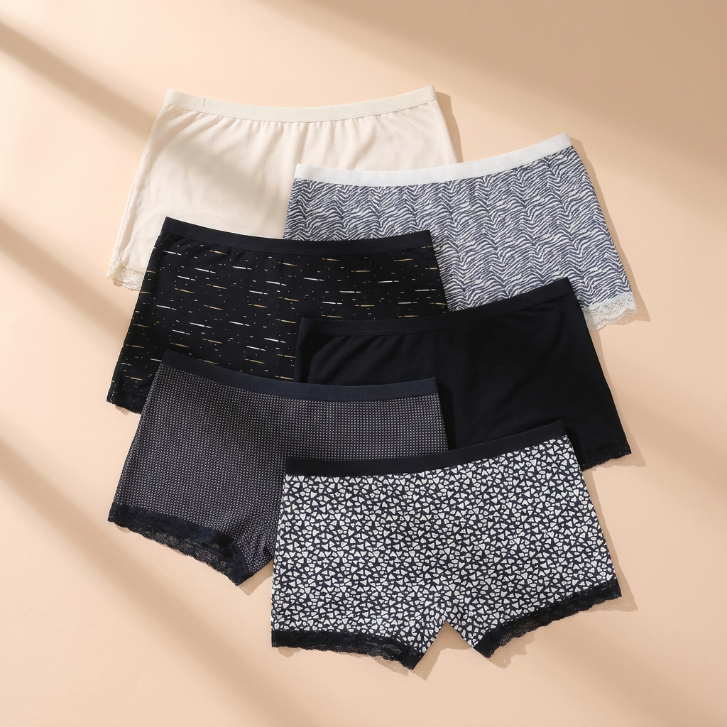 SARI PANTY PACK OF 6 BOXER PS6675 MULTI