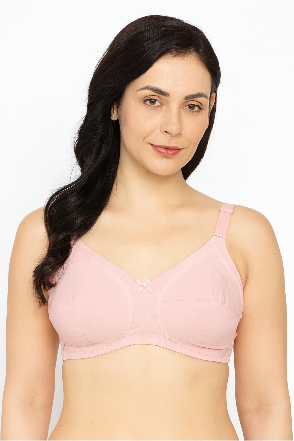 Belleza Lingerie  Gentle Classic Cotton Bra - Light Pink