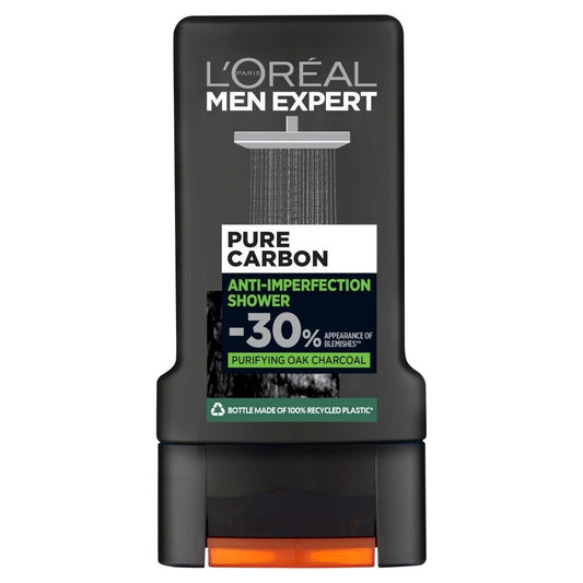 L'Oréal Men ExperT Pure Carbon Mineral Shower Gel 300ml
