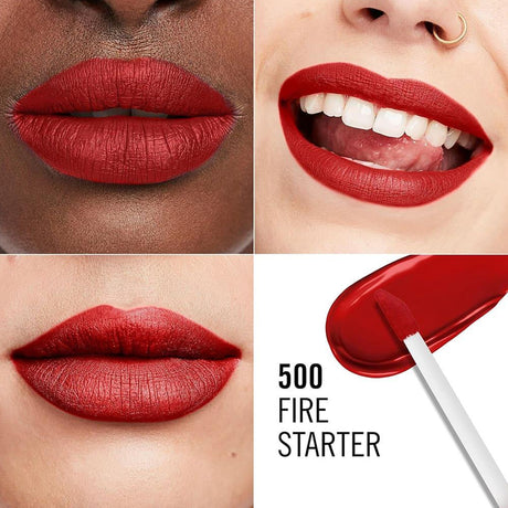 Rimmel Lasting Mega Matte Liquid Lip Color - 500 Fire Starter