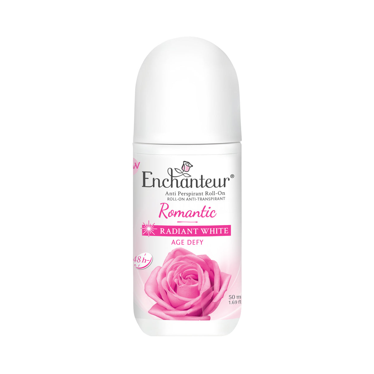Enchanteur Age Defy White Romantic Roll On 50ml