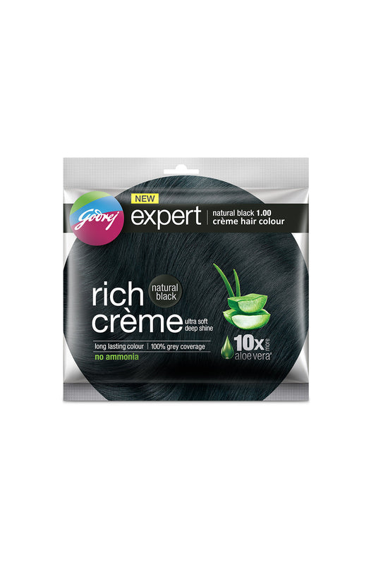 1.00 Natural Black Hair Color 40ml RIOS
