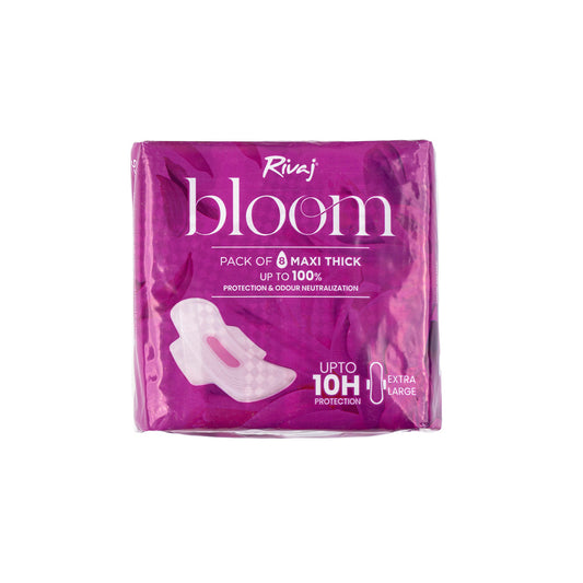 Rivaj Maxi Thick Bloom Sanitary Pads (Extra Large)
