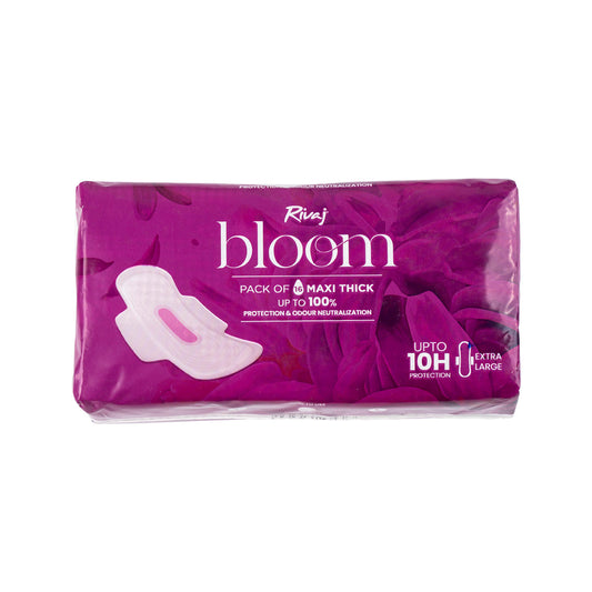 Rivaj Maxi Thick Bloom Sanitary Pads (Extra Large)