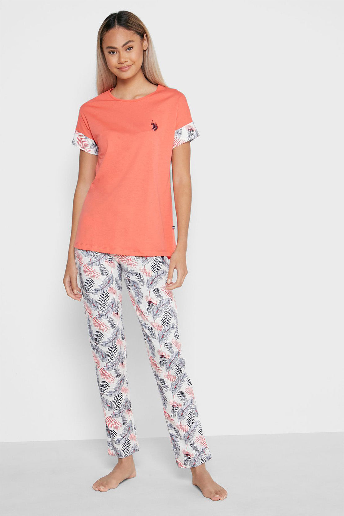 16564 Coral Pajama Suit RIOS
