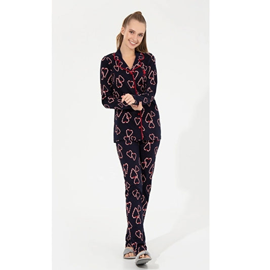 U.S. Polo Assn. Navy Pajama Suit 16830