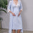 2 Pieces Nursing Nighty Gown Set - (MAN5508) RIOS