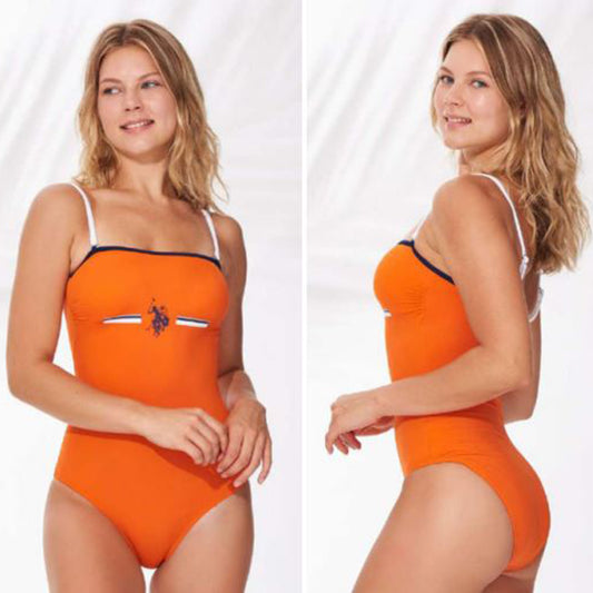 U.S. Polo Assn. Orange Swimming Suit 21517