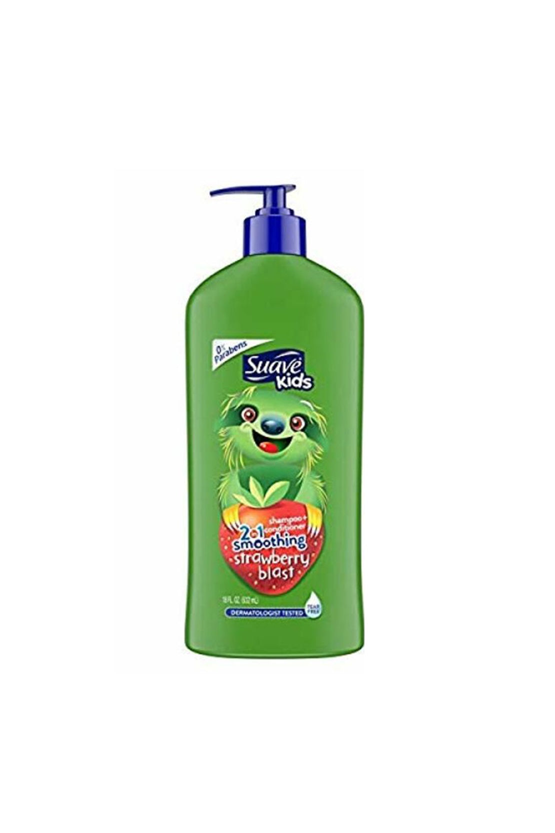 2in1 Kids Strawberry Blast Smoothing Shampoo And Conditioner 532ml RIOS