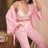 3 Pieces Set Bra,Pajama,Robe - (MAN5662) RIOS