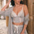 3 Pieces Set Bra,Shorts And Robe - (MAN5606) RIOS