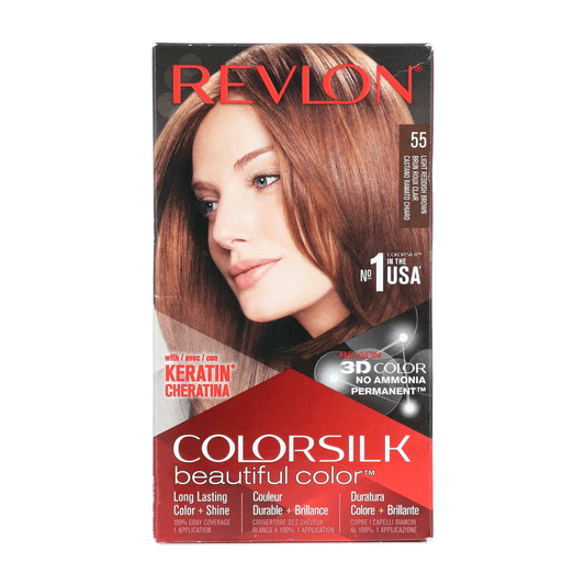 Revlon Silk - 55 Light Reddish Brown Hair Color