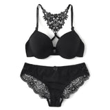 Front Open Padded Wired Bra Set - A2130