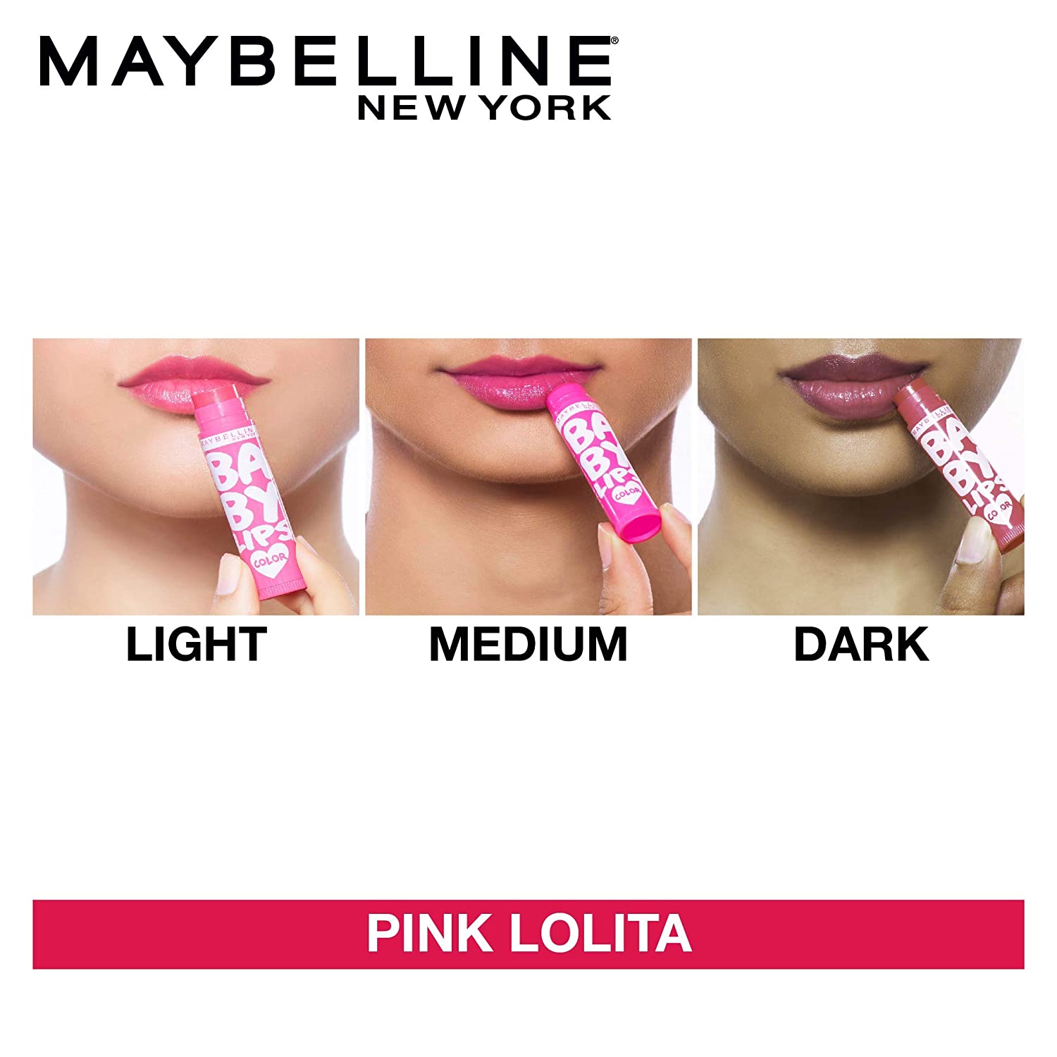 Baby Lips - Pink Lolita - Moisturizing Tinted Lip Balm RIOS