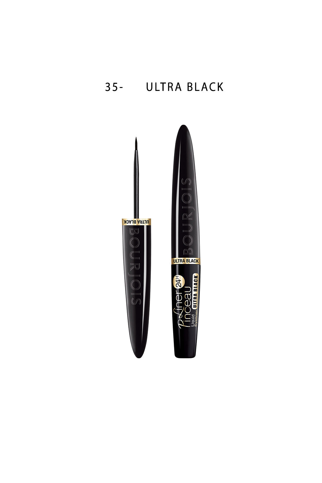 Brush 24Hrs Ultra Black Eyeliner RIOS