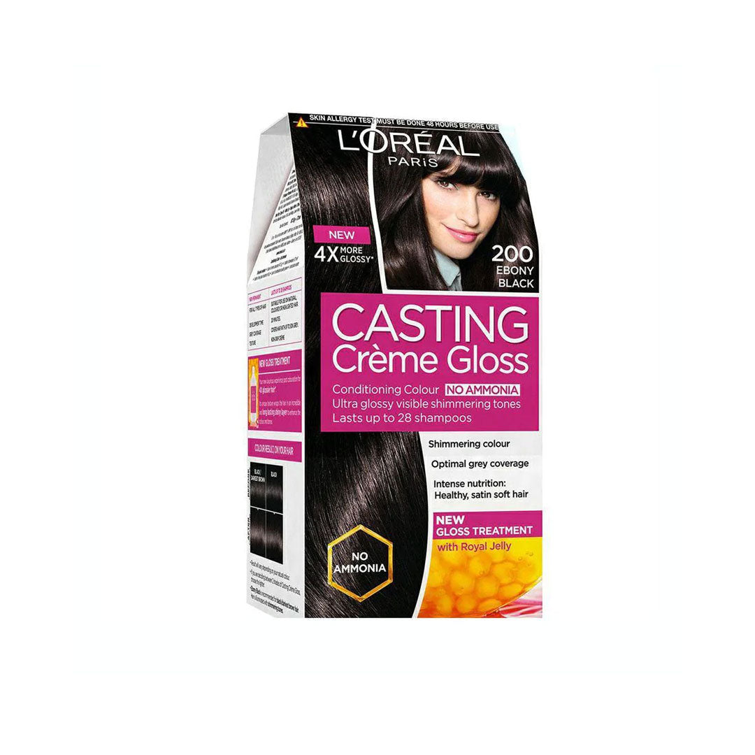 Casting Creme Gloss - 200 Deep Black Hair Color RIOS
