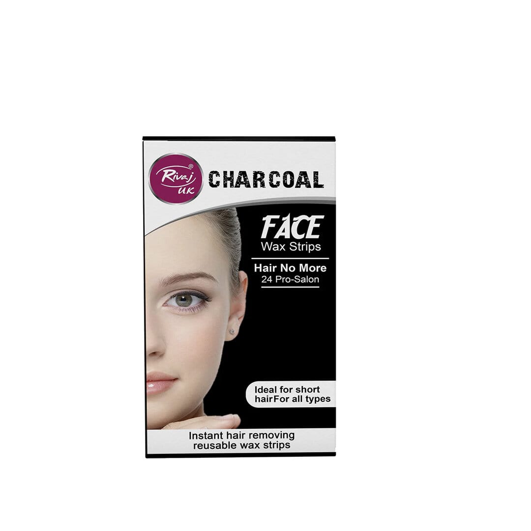 Charcoal Face Wax Strips RIOS