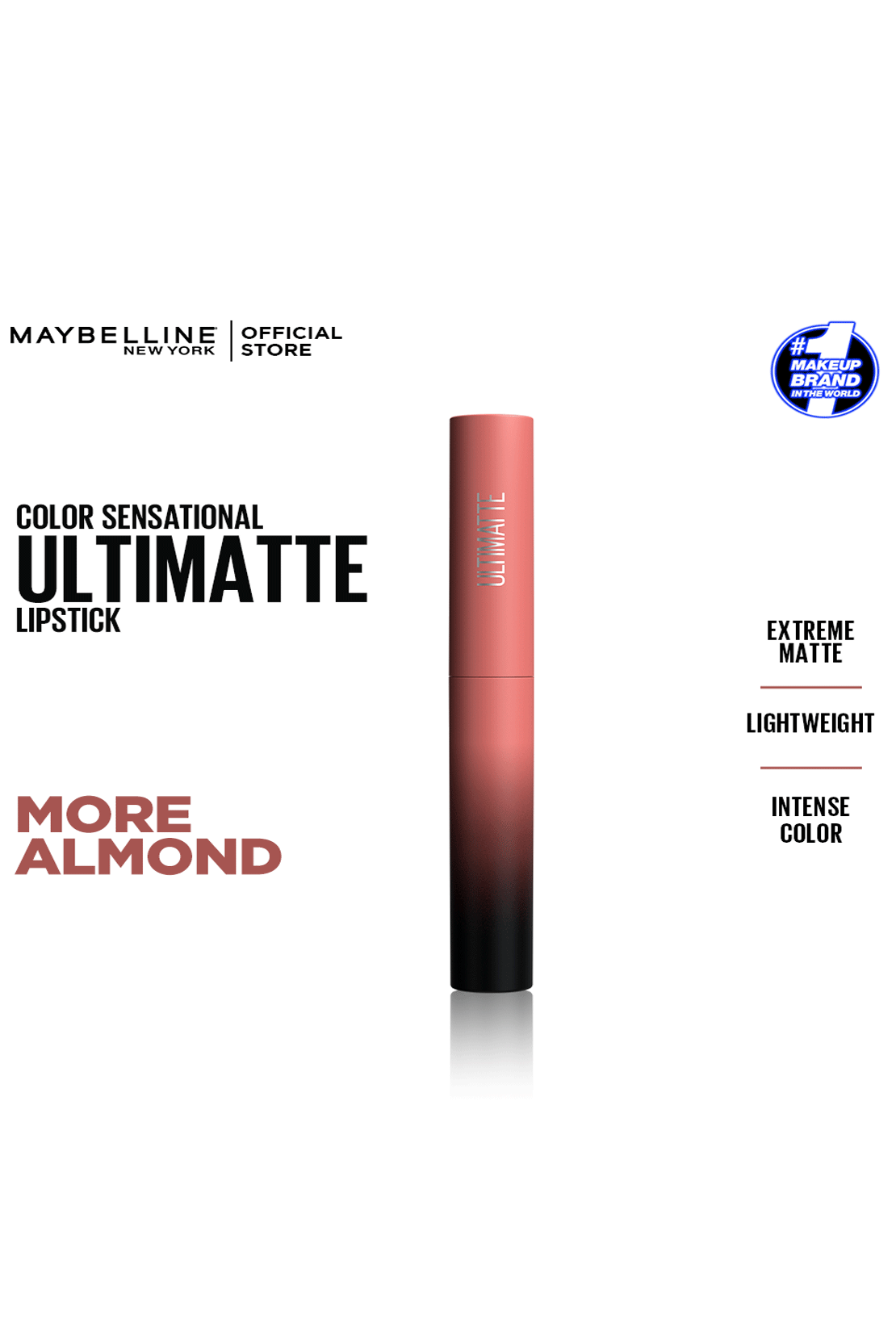 Color Sensational Ultimatte Slim Lipstick - More Almond RIOS