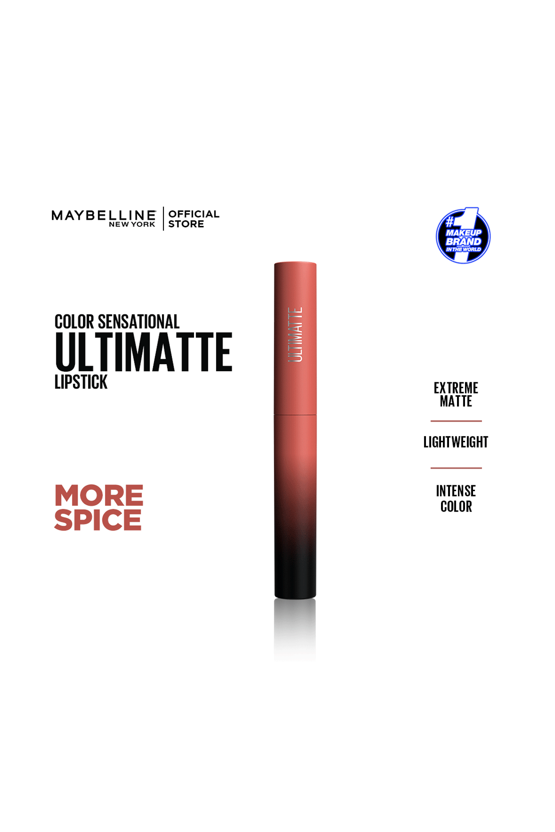 Color Sensational Ultimatte Slim Lipstick - More Spice RIOS