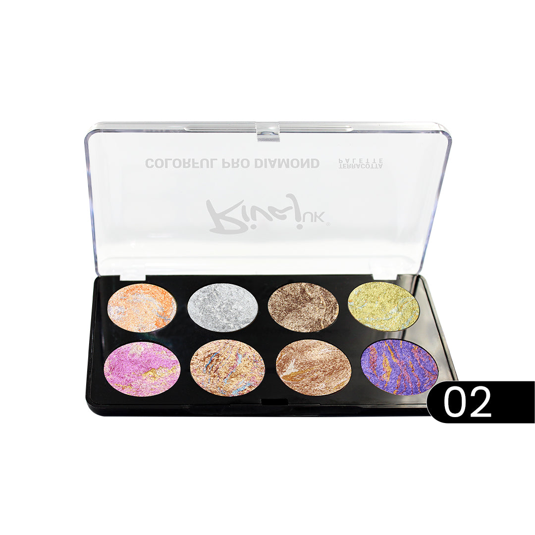Rivaj Colorful Pro Diamond Terracotta Palette (8 in 1)