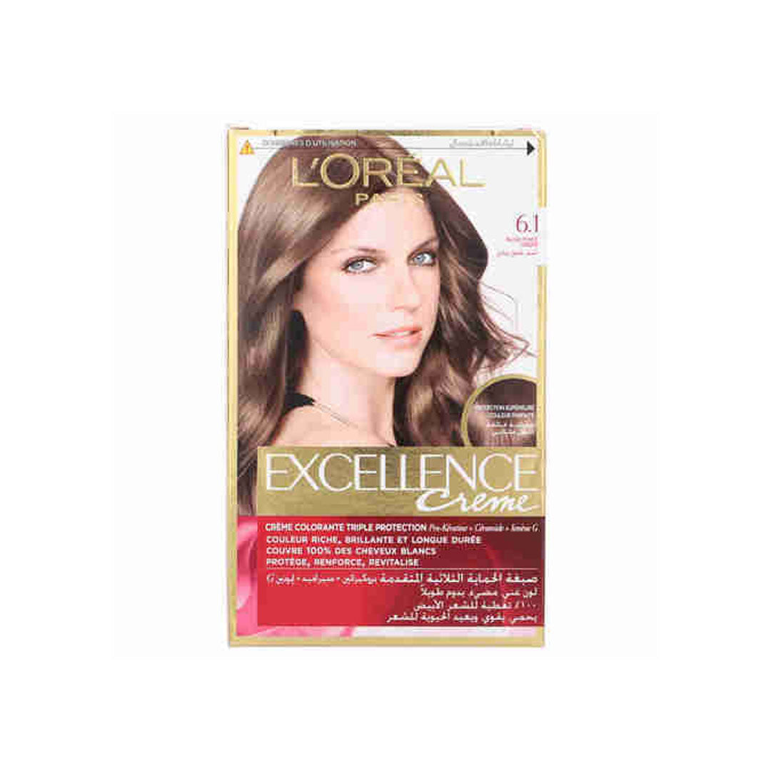 Loreal Excellence Creme - 6.1 Dark Ash Blonde Hair Color