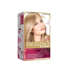 L'Oréal Excellence Creme - 9.1 Very Light Ash Blonde Hair Color