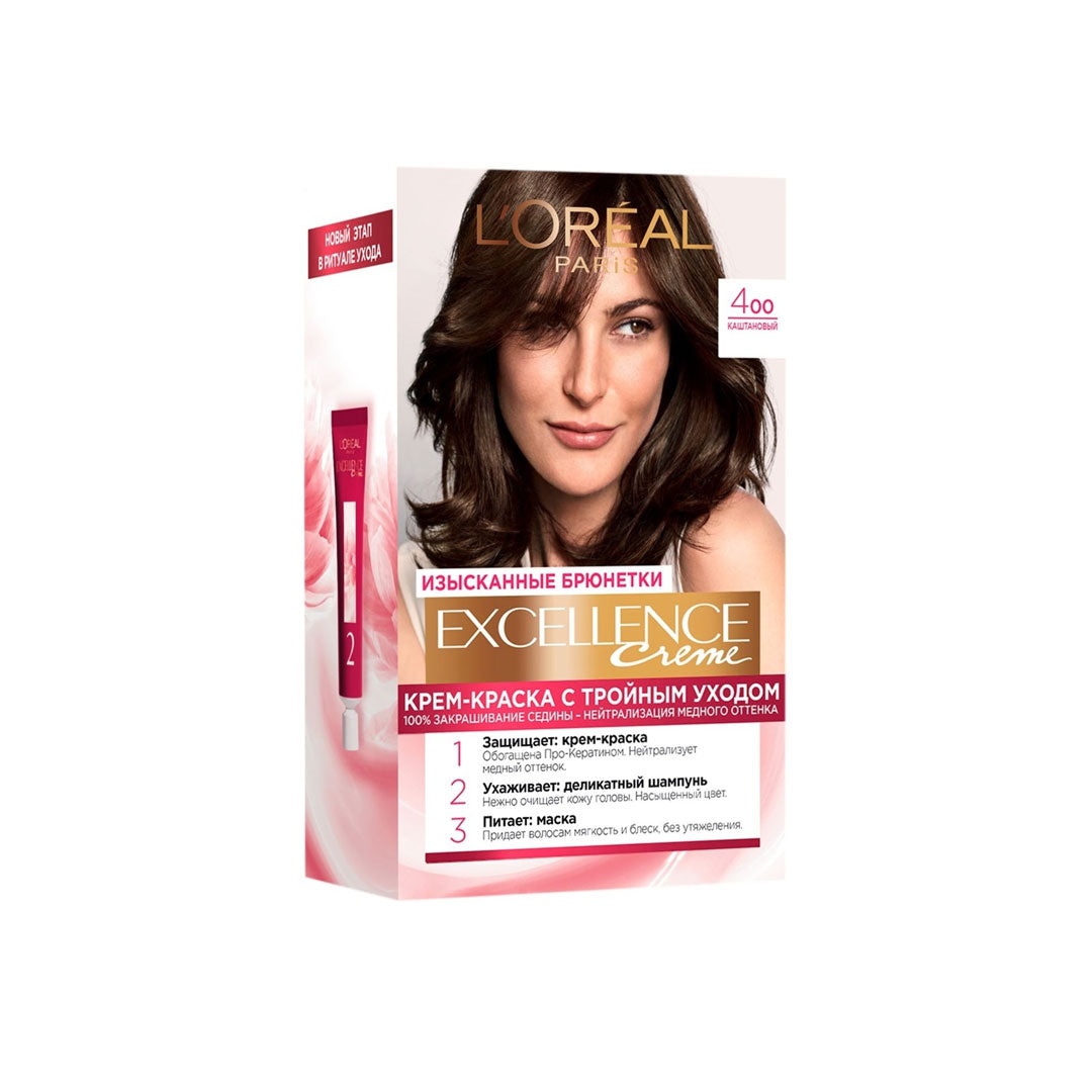 Buy LorÃ©al Excellence Creme 400 Hair Color, Hair Color, by LorÃ©al for ...