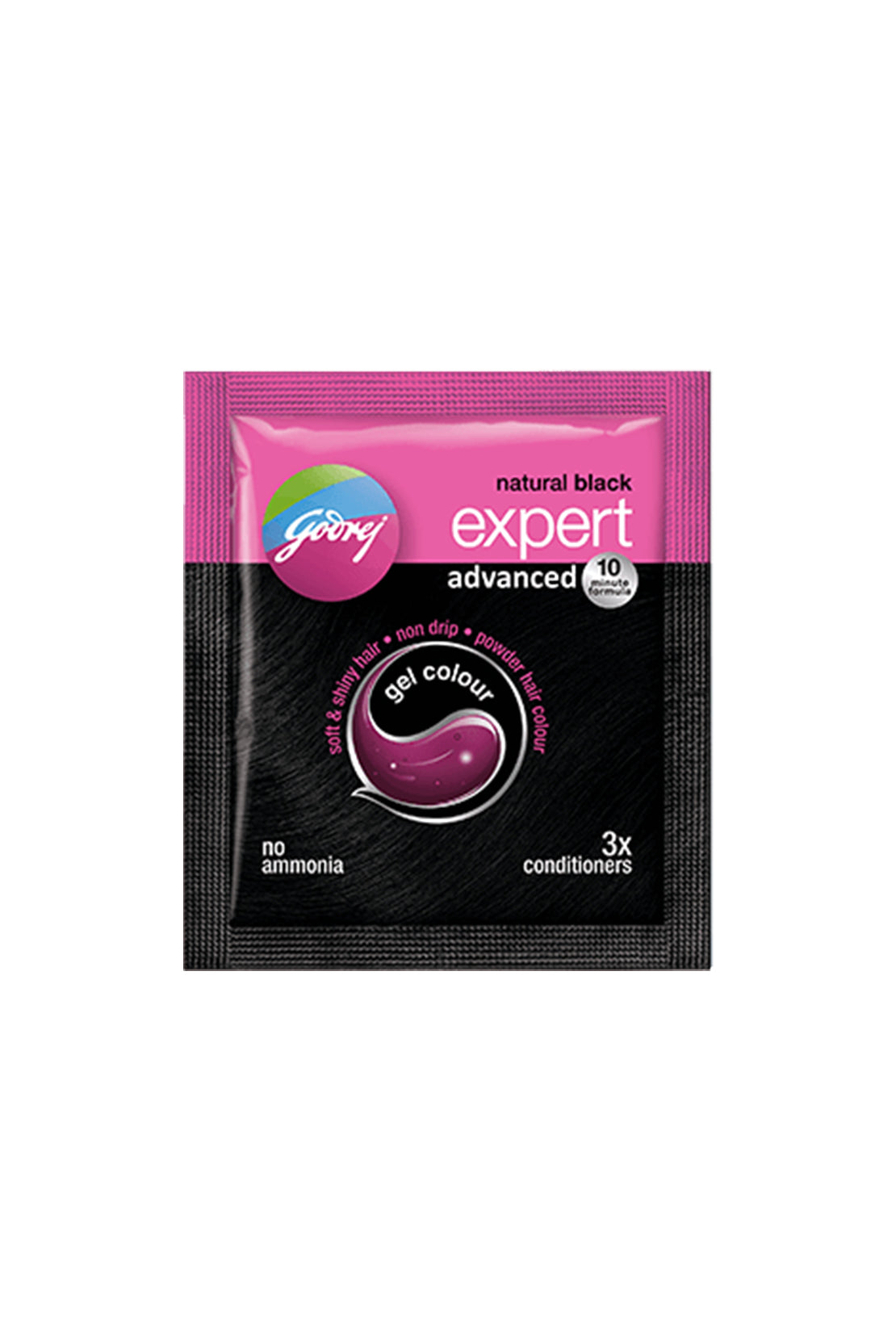 Expert Advanced Natural Black Gel Hair Color RIOS
