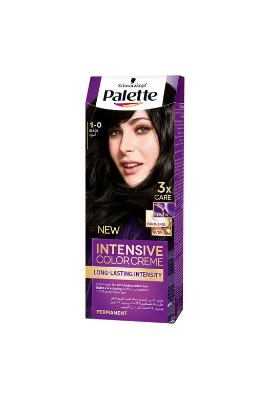 Intensive Color Creme with Long Lasting Intensity (1-0 Black) RIOS