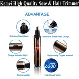 Kemei Nose & Ear Hair Trimmer KM-6619