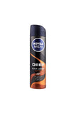 Men Deep Black Carbon Espresso Body Spray 150ml RIOS