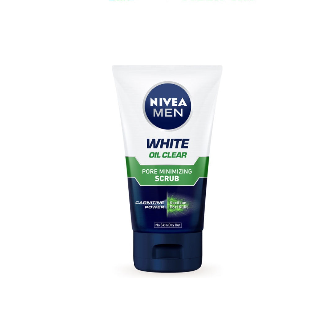 Nivea White Oil Clear Pore Minimize Scrub For Men 100ml
