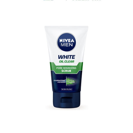 Nivea White Oil Clear Pore Minimize Scrub For Men 100ml