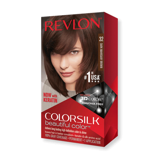 Revlon Silk - 32 Dark Mahogany Brown Hair Color